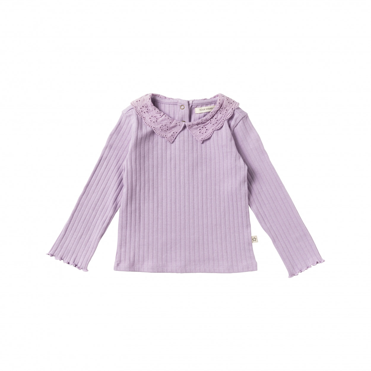 Your Wishes - Twin Rib T-shirt met kraagje