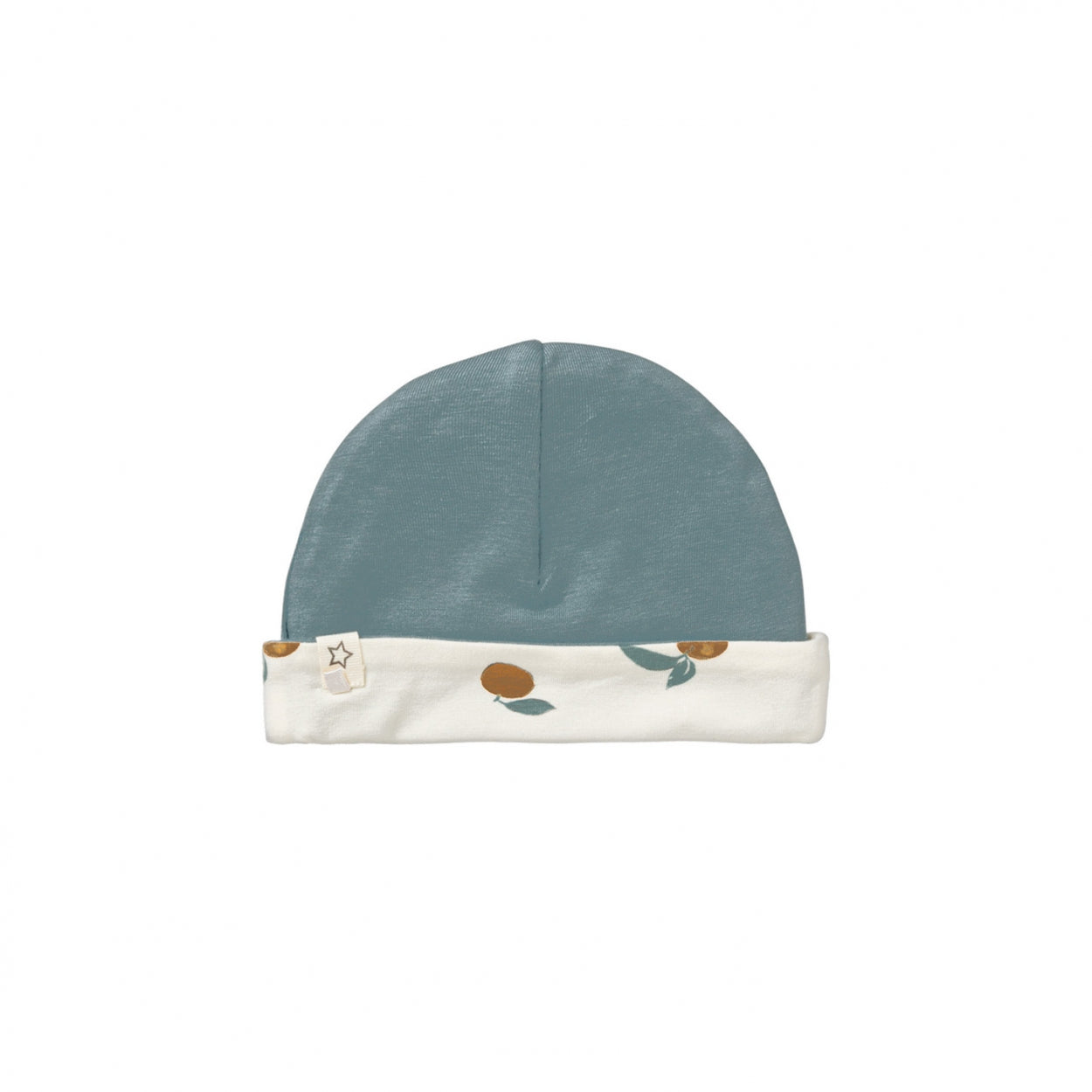 Your Wishes - Omkeerbaar mutsje blauw/orangine