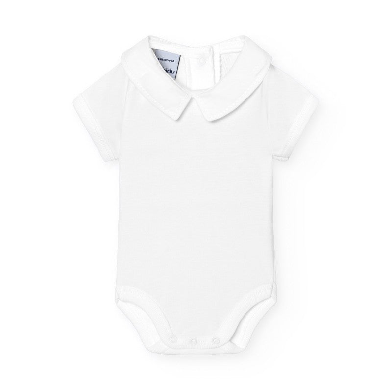 BABIDU - ROMPER BLOUSE KRAAG KORTE MOUW