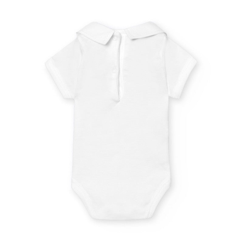 BABIDU - ROMPER BLOUSE KRAAG KORTE MOUW