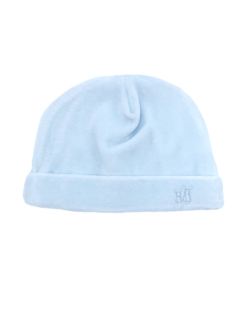 POETREE - VELOURS BABY MUTS BLAUW