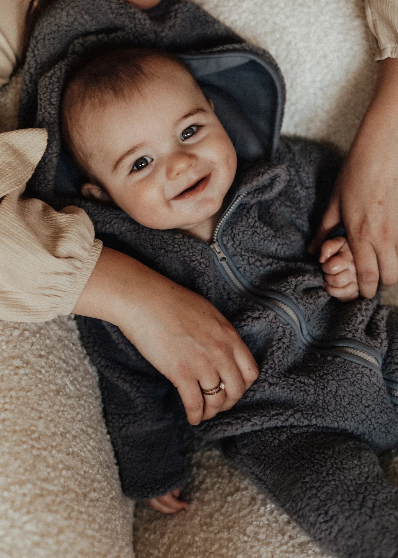BAJE - TEDDY BODYSUIT GRIJSBLAUW