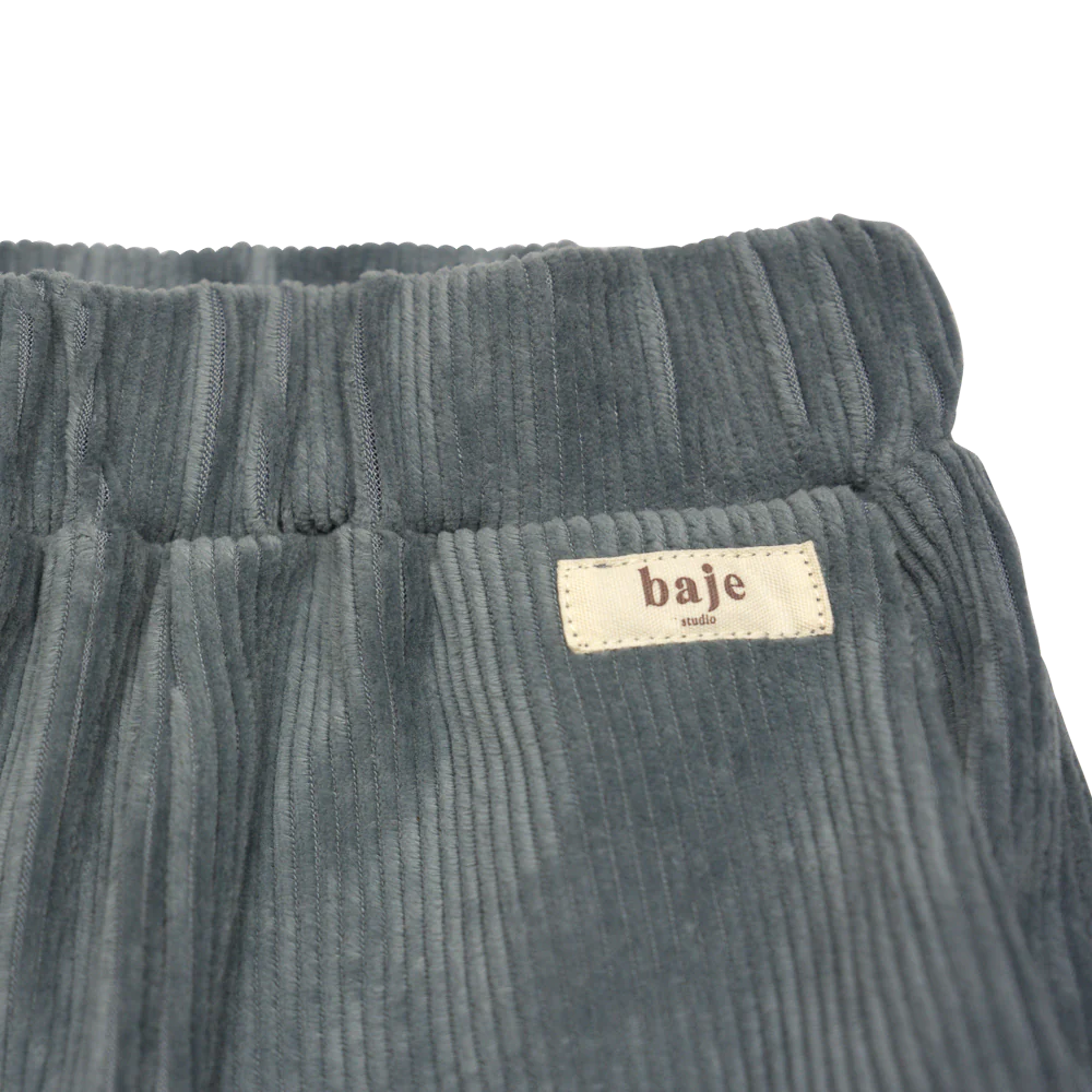 BAJE - WOOLWICH BROEK GRIJSBLAUW