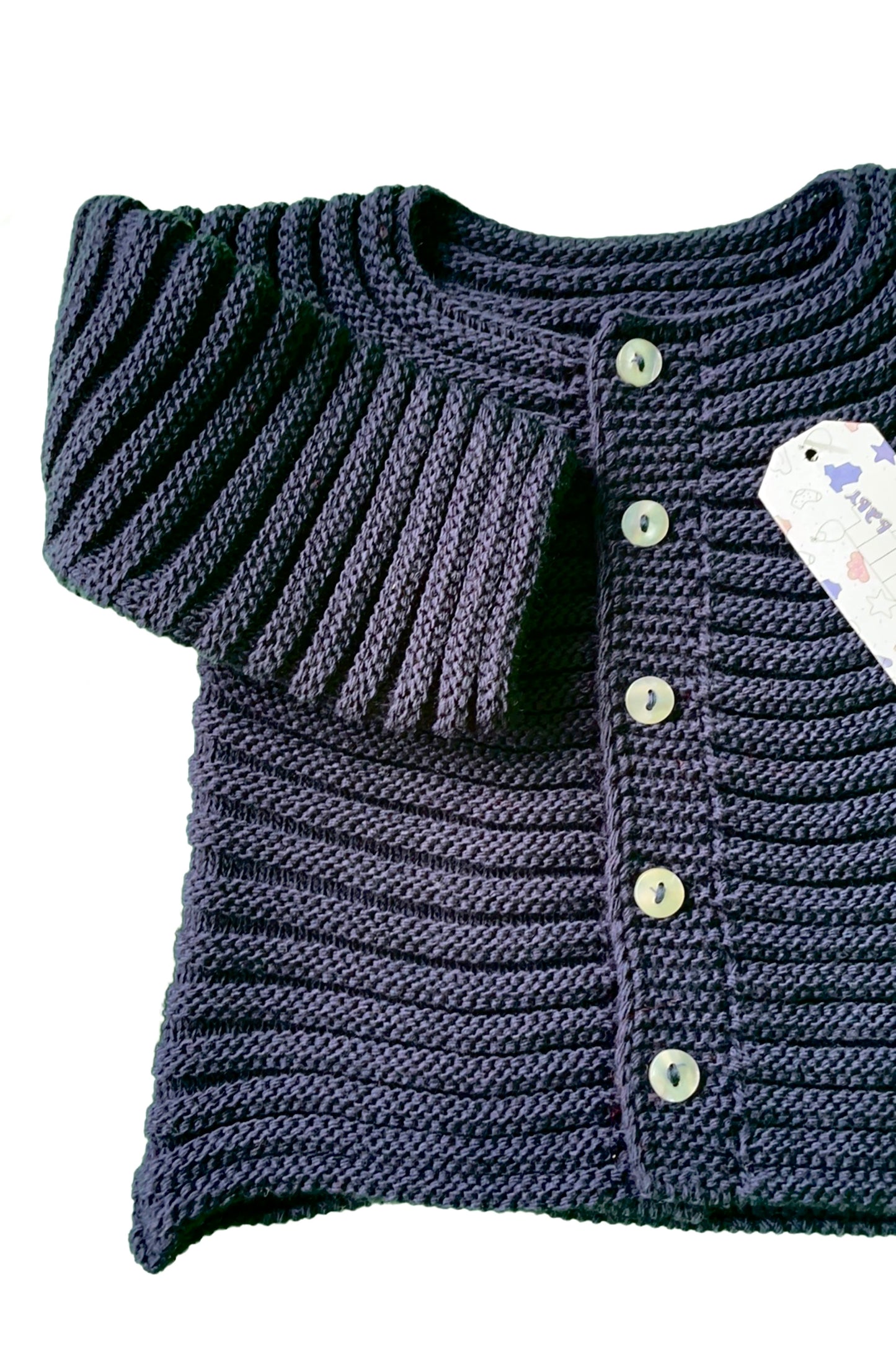 Gebreid vestje Donker Blauw