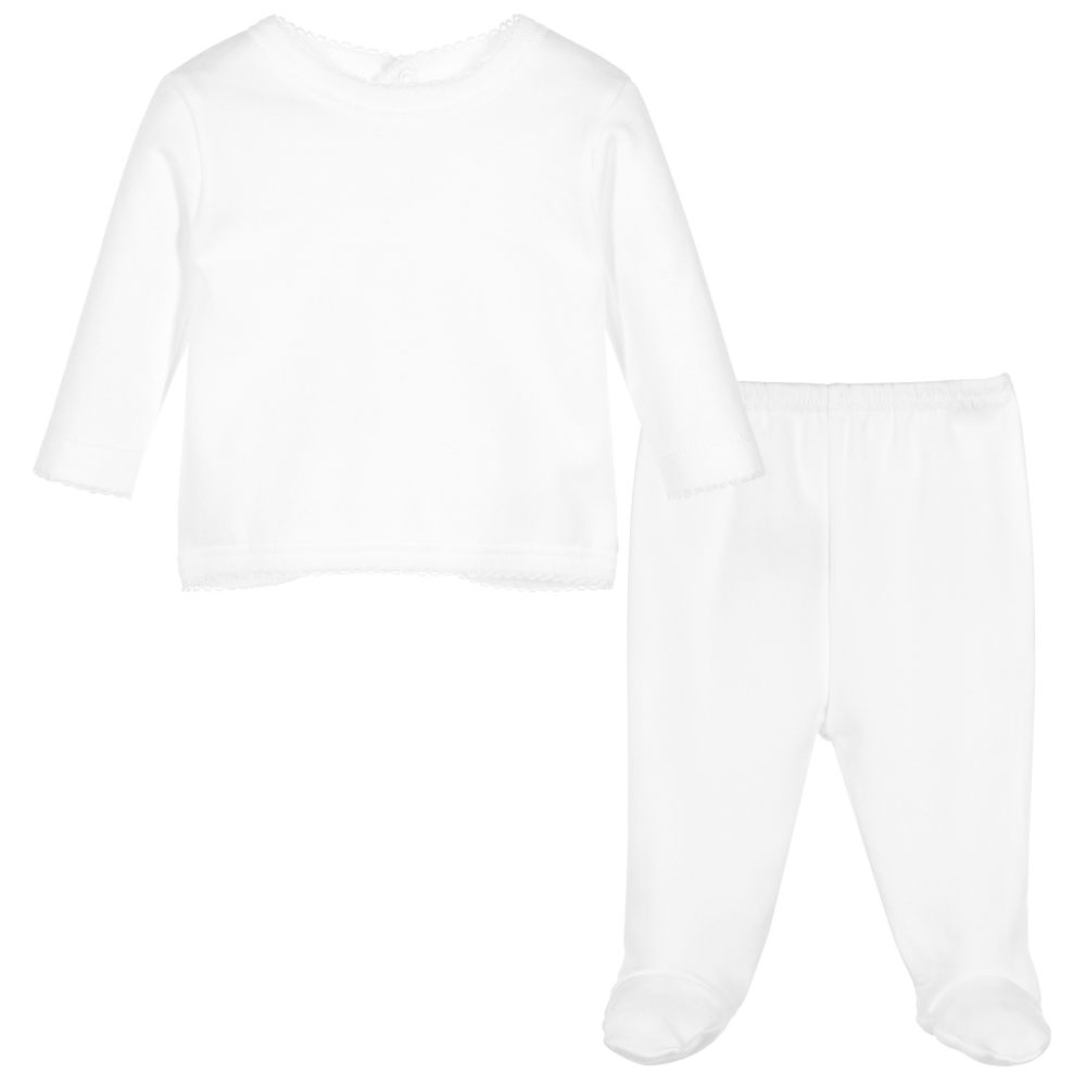 Babidu - tweedelig babysetje wit