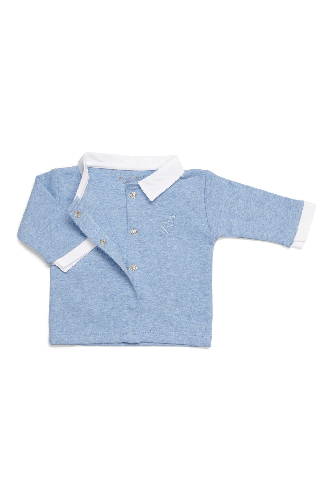 POETREE - 2-DELIG SET BLAUW/WIT