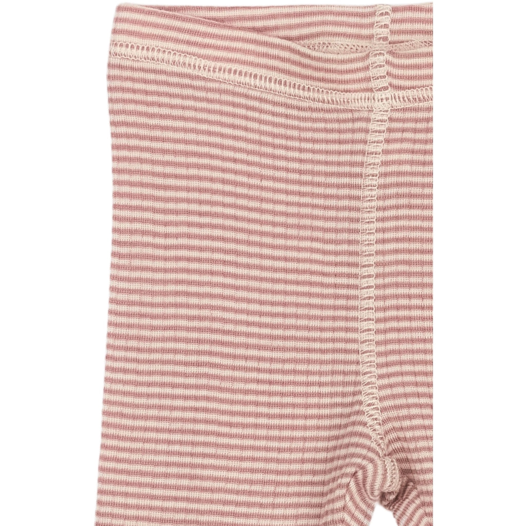 PETIT PIAO - MERINO WOLLEN LEGGING ROSE
