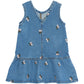 THE NEW - OVIA DENIM JURK ROZE KERSJES