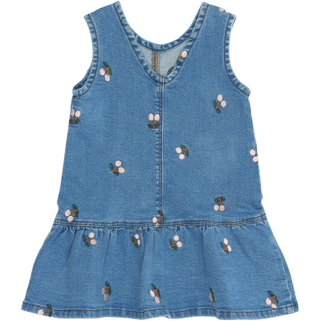 THE NEW - OVIA DENIM JURK ROZE KERSJES