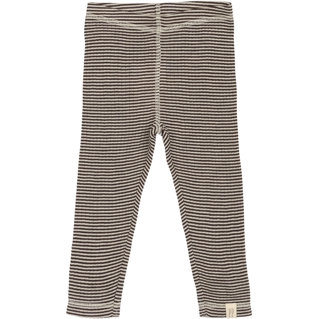 PETIT PIAO - MERINO WOLLEN LEGGING COFFEE