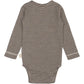 PETIT PIAO - MERINO WOLLEN ROMPER COFFEE