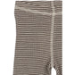 PETIT PIAO - MERINO WOLLEN LEGGING COFFEE