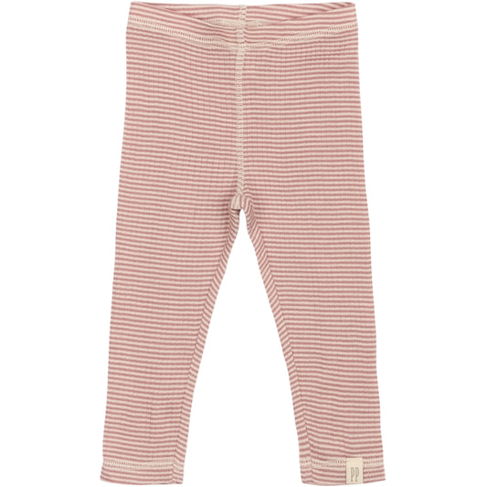 PETIT PIAO - MERINO WOLLEN LEGGING ROSE