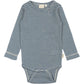 PETIT PIAO - MERINO WOLLEN ROMPER ENSIGN BLUE