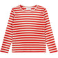 THE NEW - GESTREEPT SHIRT POPPY RED