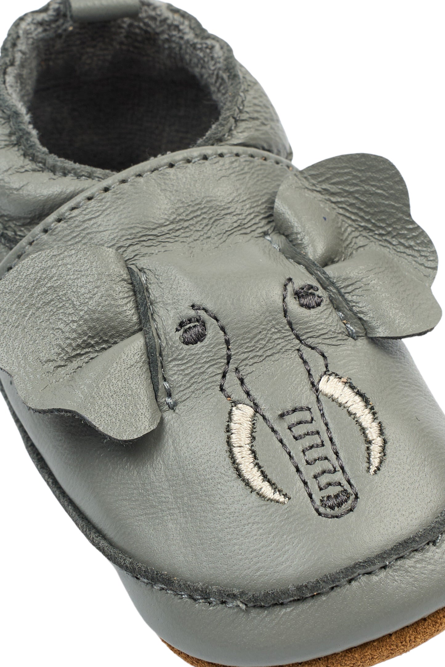 MIKK LINE - LEREN SLOFJES OLIFANT