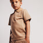 BAJE - HERVAS POLO TAUPE CAFE