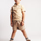 BAJE - HERNANI SHORT TAUPE CAFE
