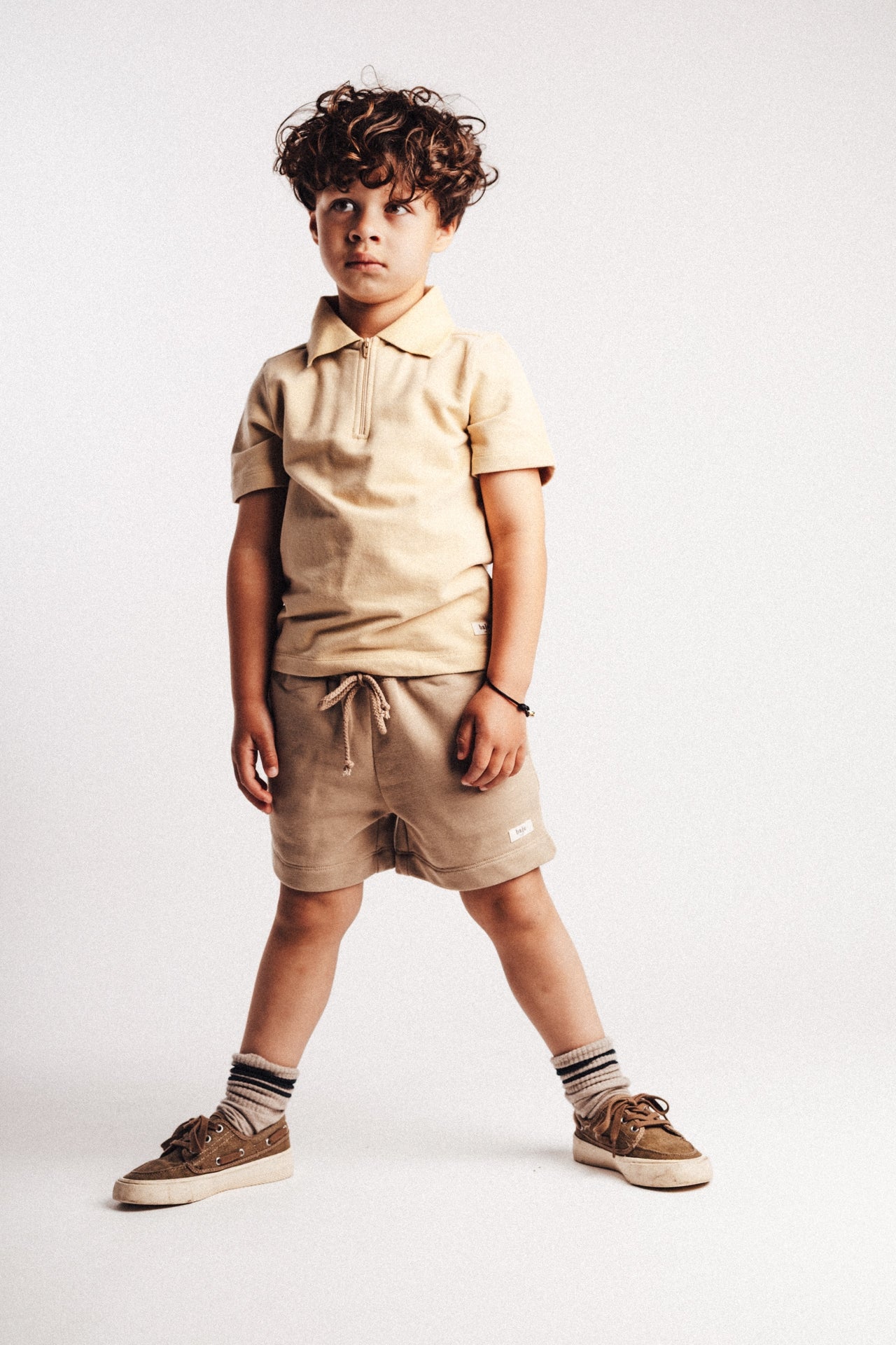 BAJE - HERNANI SHORT TAUPE CAFE