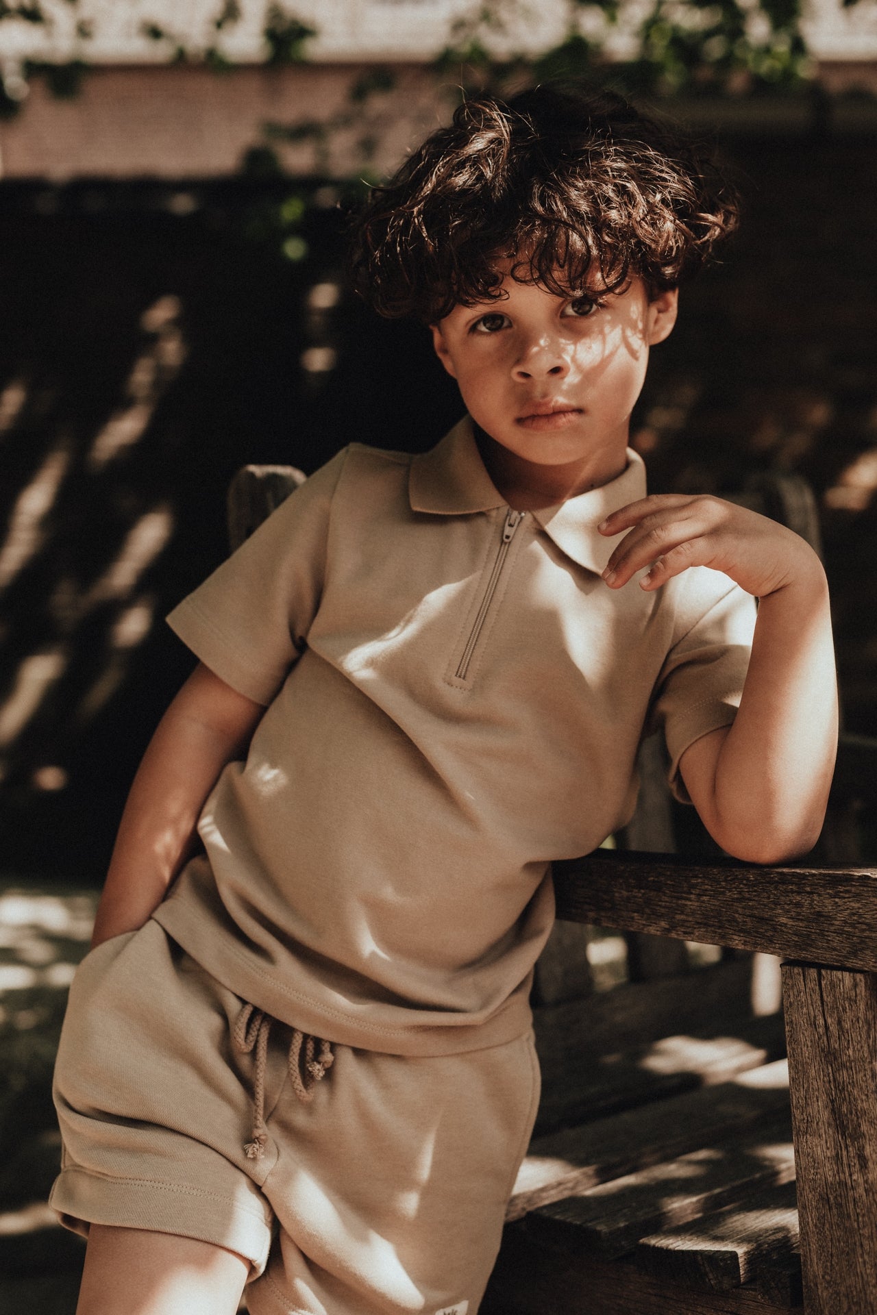 BAJE - HERVAS POLO TAUPE CAFE