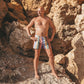 SALTED STORIES - MULTI STRIPE MEN ZWEMBROEK