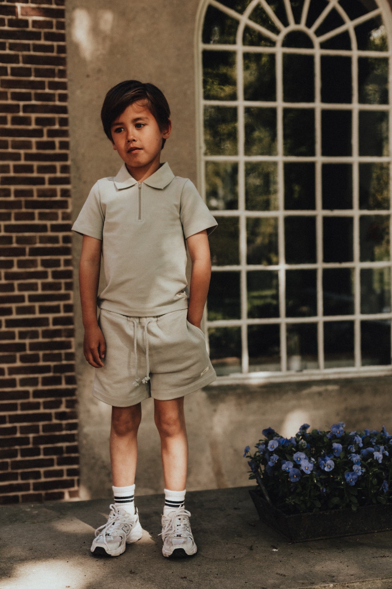 BAJE - HERNANI SHORT GREEN GREYISH