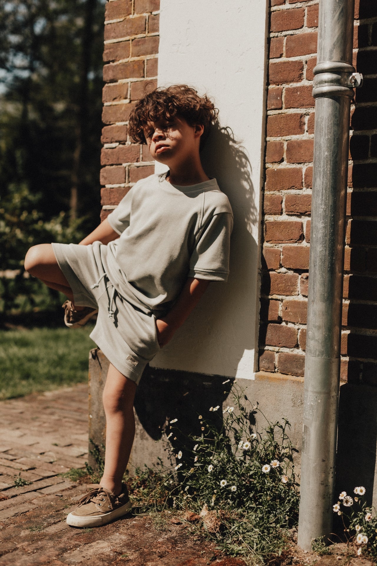 BAJE - HERNANI SHORT GREEN GREYISH
