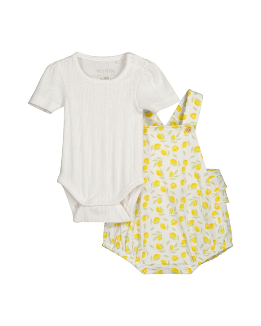 BLUE SEVEN - ROMPER MET LEMON TUINBROEK