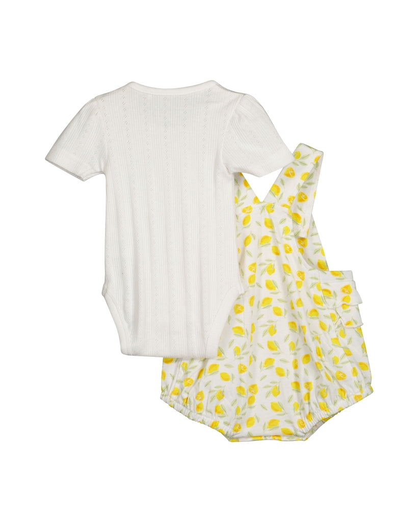 BLUE SEVEN - ROMPER MET LEMON TUINBROEK
