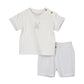 BLUE SEVEN - T-SHIRT MET SHORT BOOT