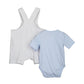 BLUE SEVEN - ROMPER MET GESTREEPTE TUINBROEK