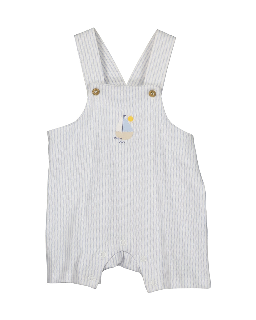 BLUE SEVEN - ROMPER MET GESTREEPTE TUINBROEK