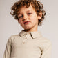 BAJE - BROC POLO LANGE MOUW SAND DESERT