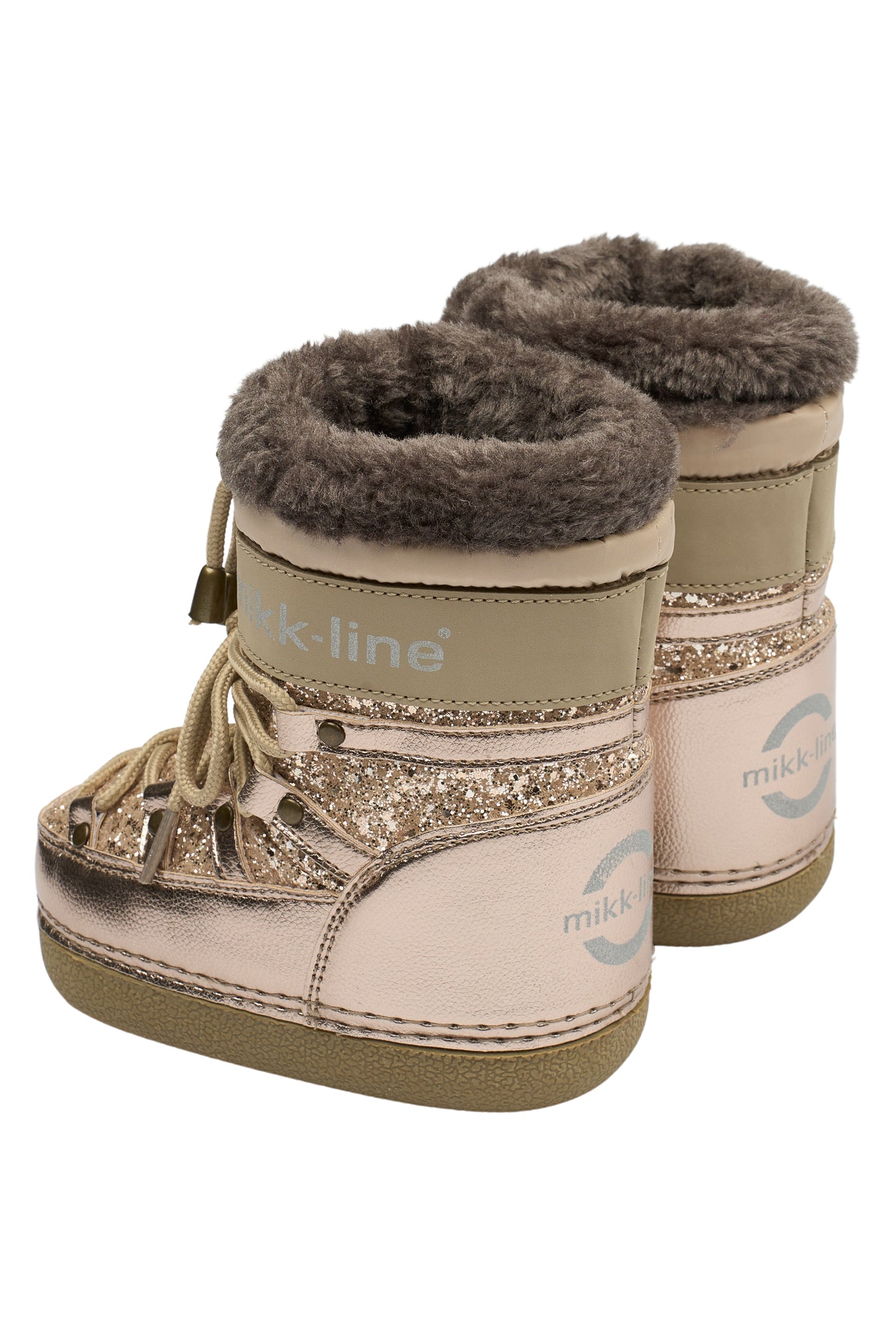 MIKK LINE - SNOW BOOTS CHAMPAGNE GLITTER