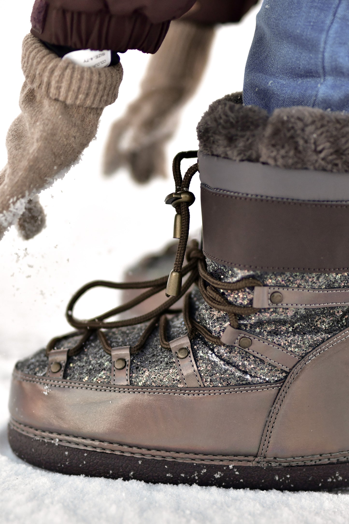 MIKK LINE - SNOW BOOTS SPARROW GLITTER