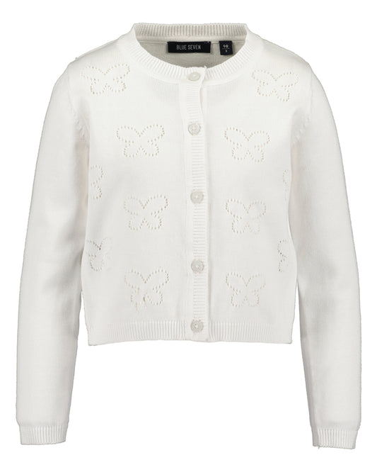 BLUE SEVEN - VEST MET OPEN VLINDERTJES