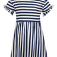 BLUE SEVEN - GESTREEPTE JURK