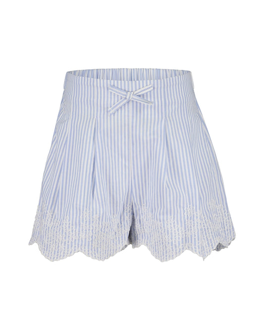 BLUE SEVEN - SHORT GESTREEPT