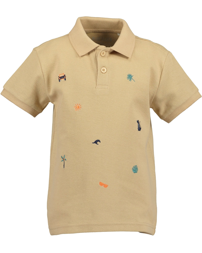 BLUE SEVEN - POLO CAMEL