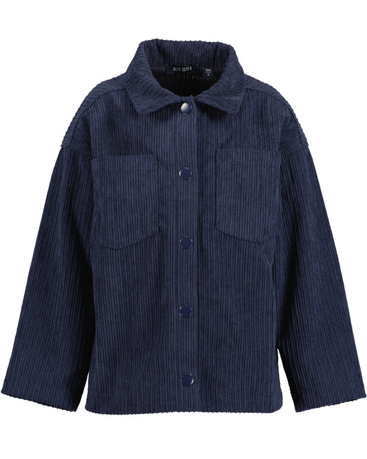 BLUE SEVEN - RIB OVERSHIRT