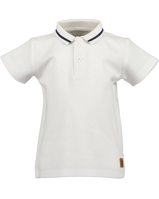 BLUE SEVEN - WITTE POLO