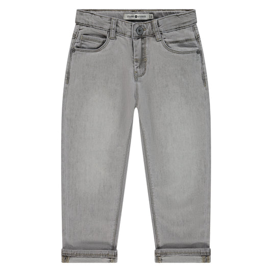 STAINS AND STORIES - LIGHT GREY BLUE DENIM