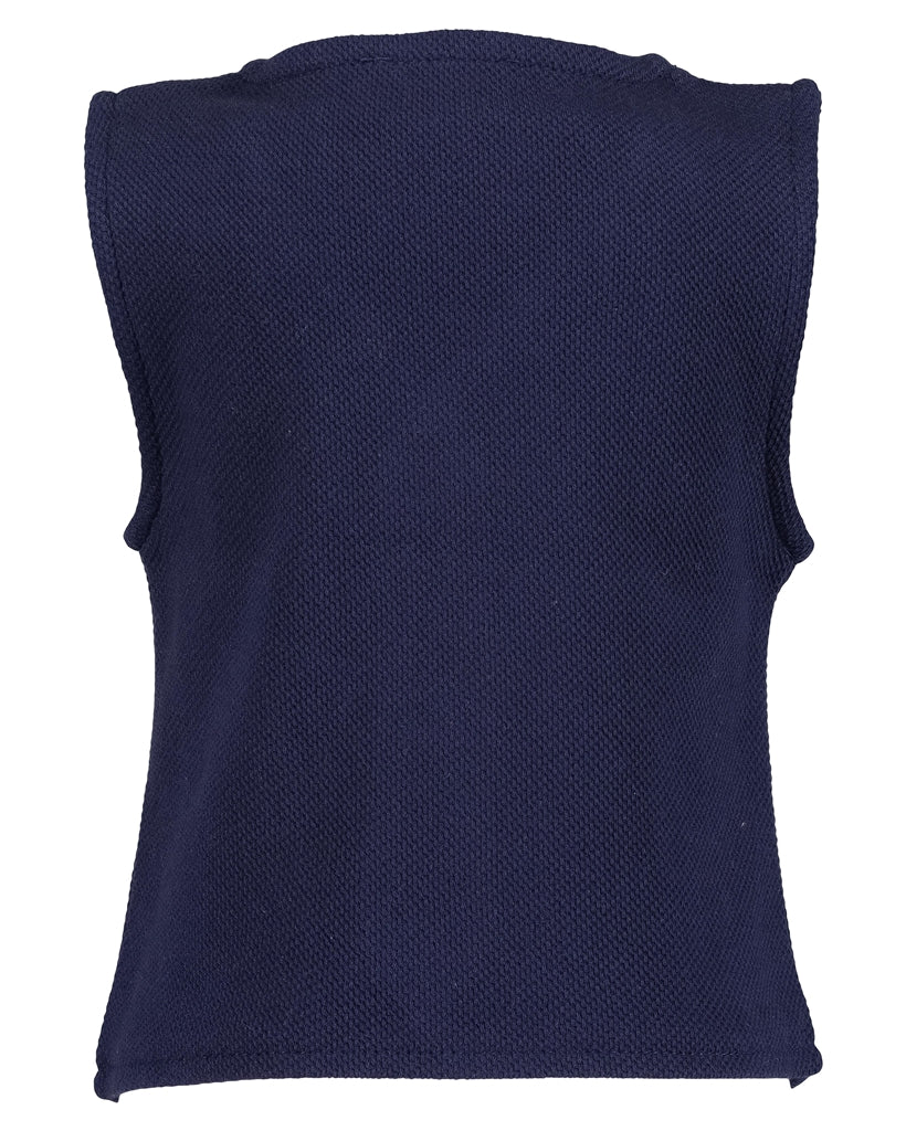 BLUE SEVEN - DONKER BLAUWE GILET