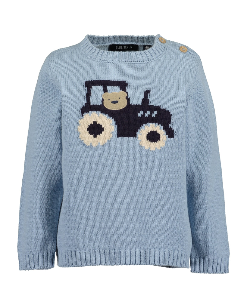 BLUE SEVEN - GEBREIDE TRUI TRACTOR