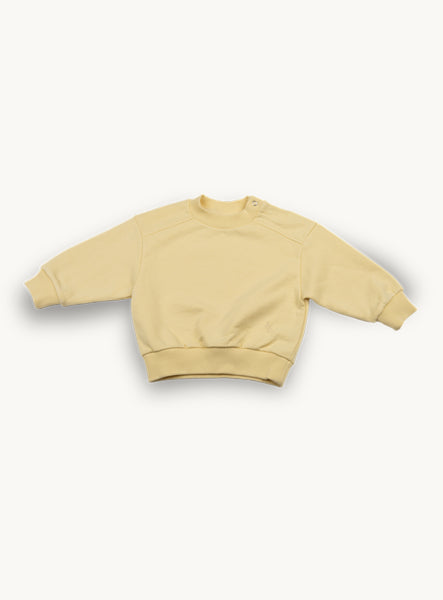 STUDIO AELBO - SWEATSHIRT BUTTER YELLOW