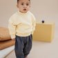 STUDIO AELBO - SWEATSHIRT BUTTER YELLOW