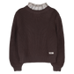 BAJE - TRUI MET KRAAG MAI BROWN CHOCO
