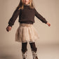 BAJE - TRUI MET KRAAG MAI BROWN CHOCO