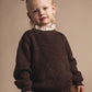 BAJE - TRUI MET KRAAG MAI BROWN CHOCO