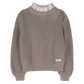 BAJE - TRUI MET KRAAG MAI TAUPE LIGHT